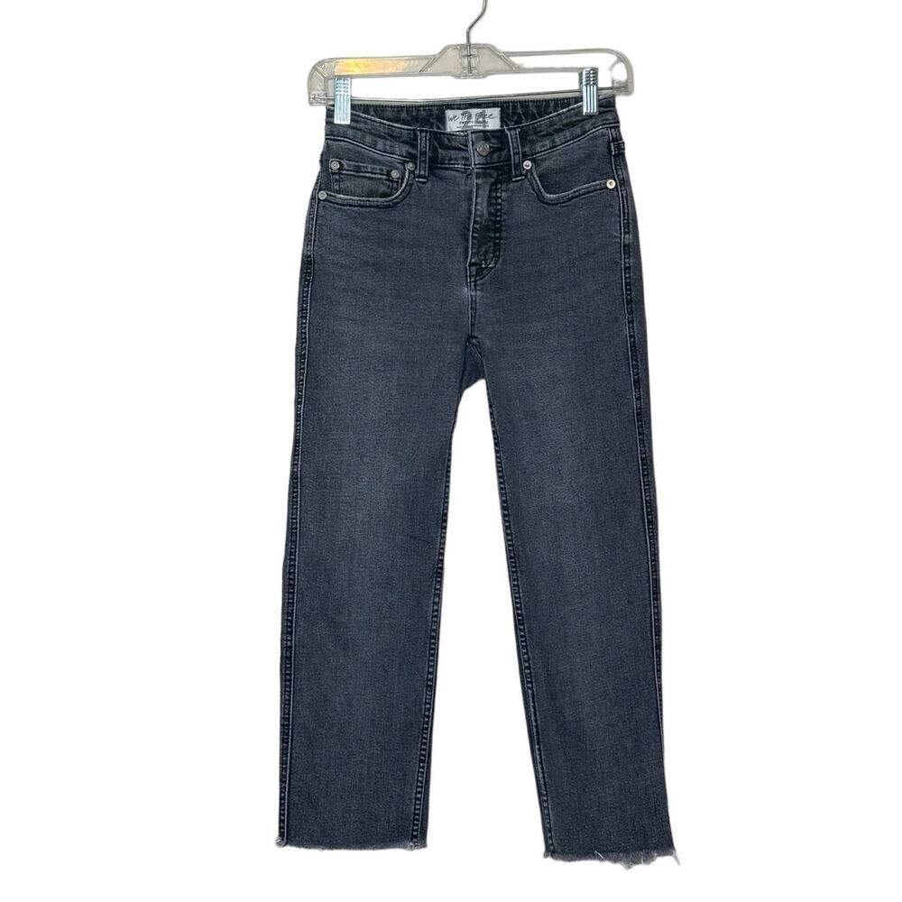 We The Free black curvy cropped/ankle stretch jeans size 24 - 0